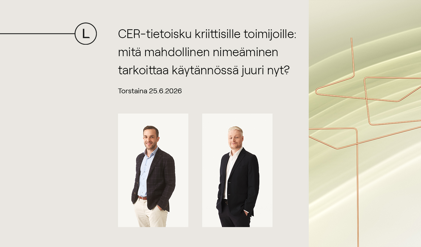CER-tietoisku kriittisille toimijoille